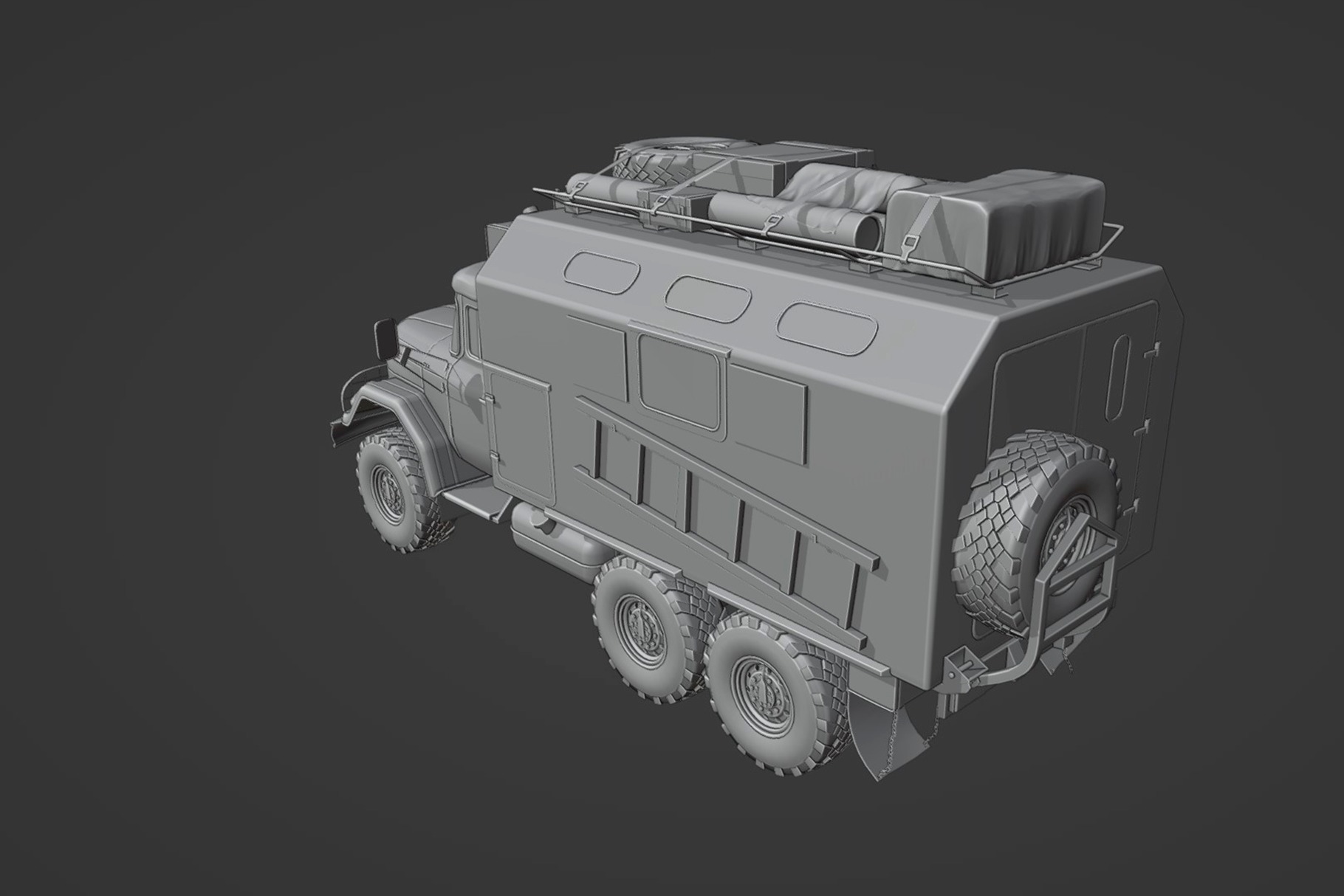 ZiL 131  3D model_10