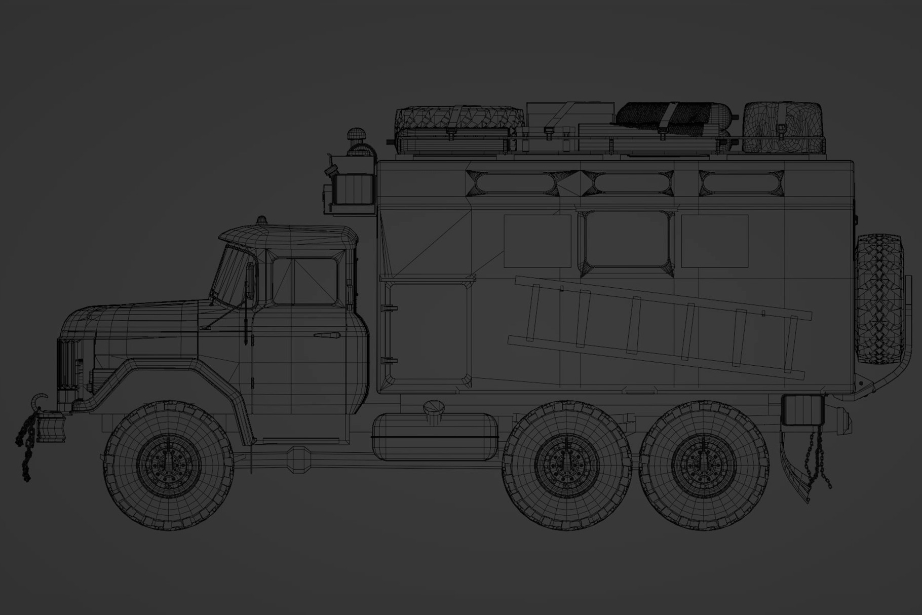 ZiL 131  3D model_17