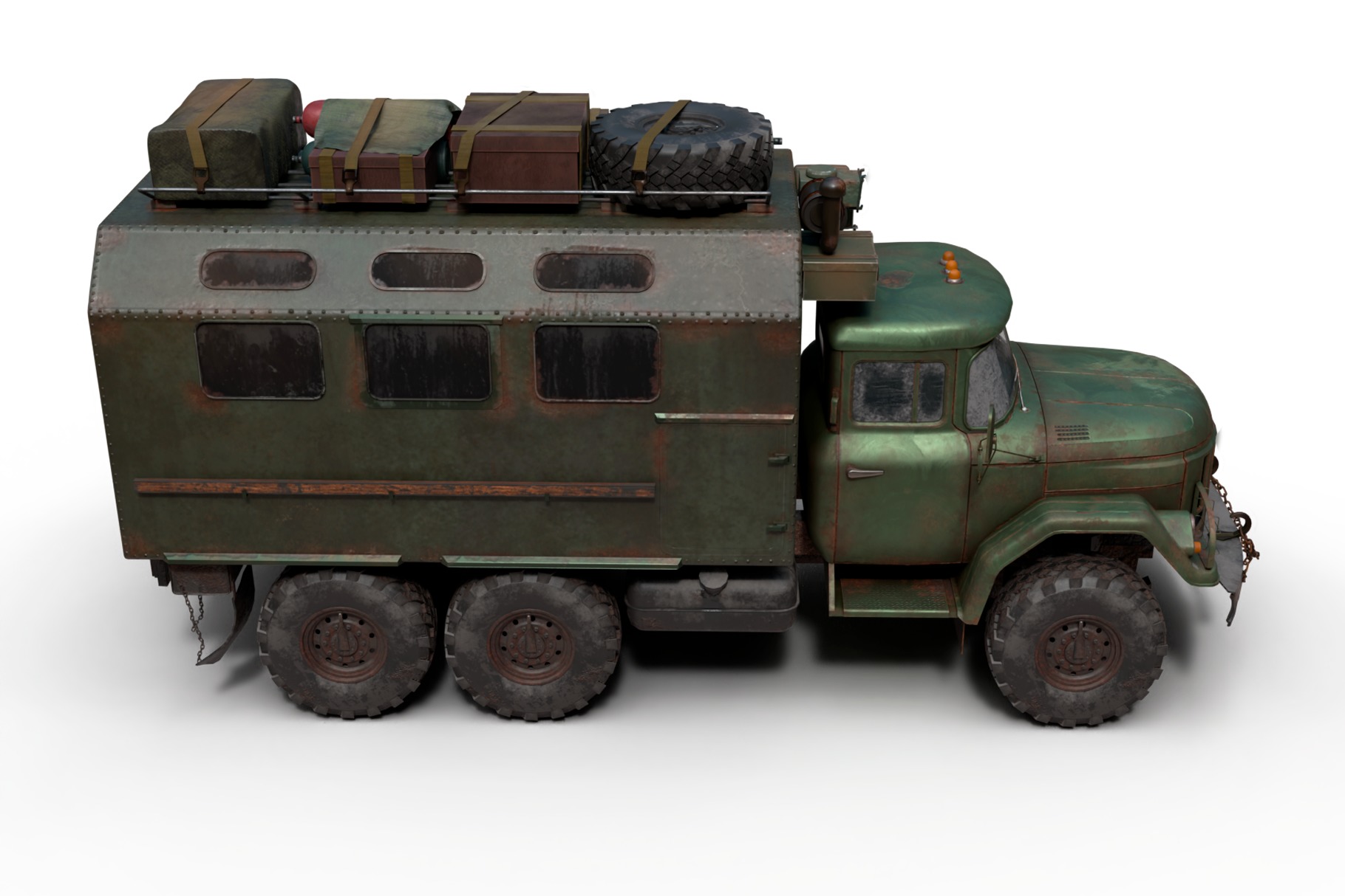 ZiL 131  3D model_6
