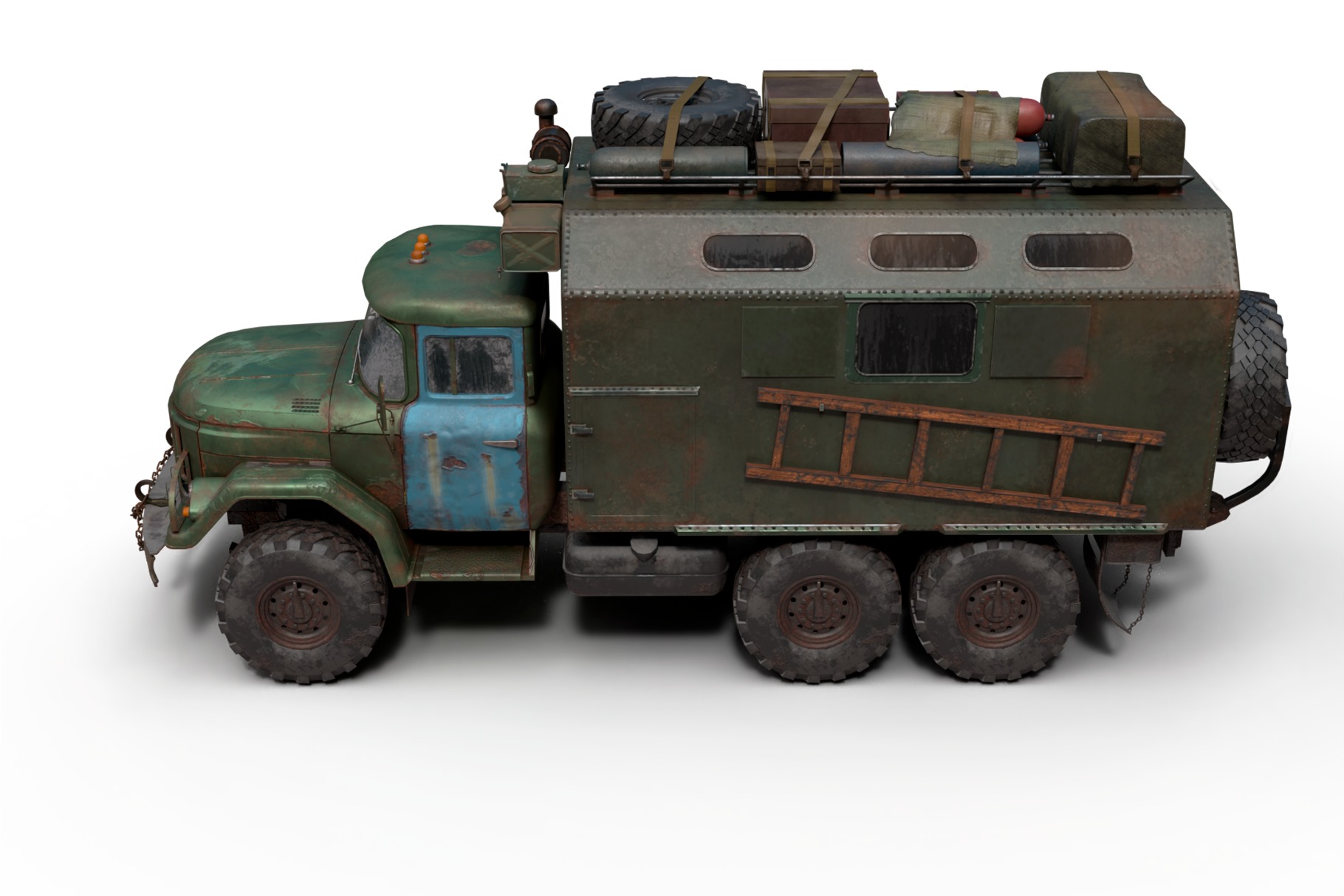 ZiL 131  3D model_2