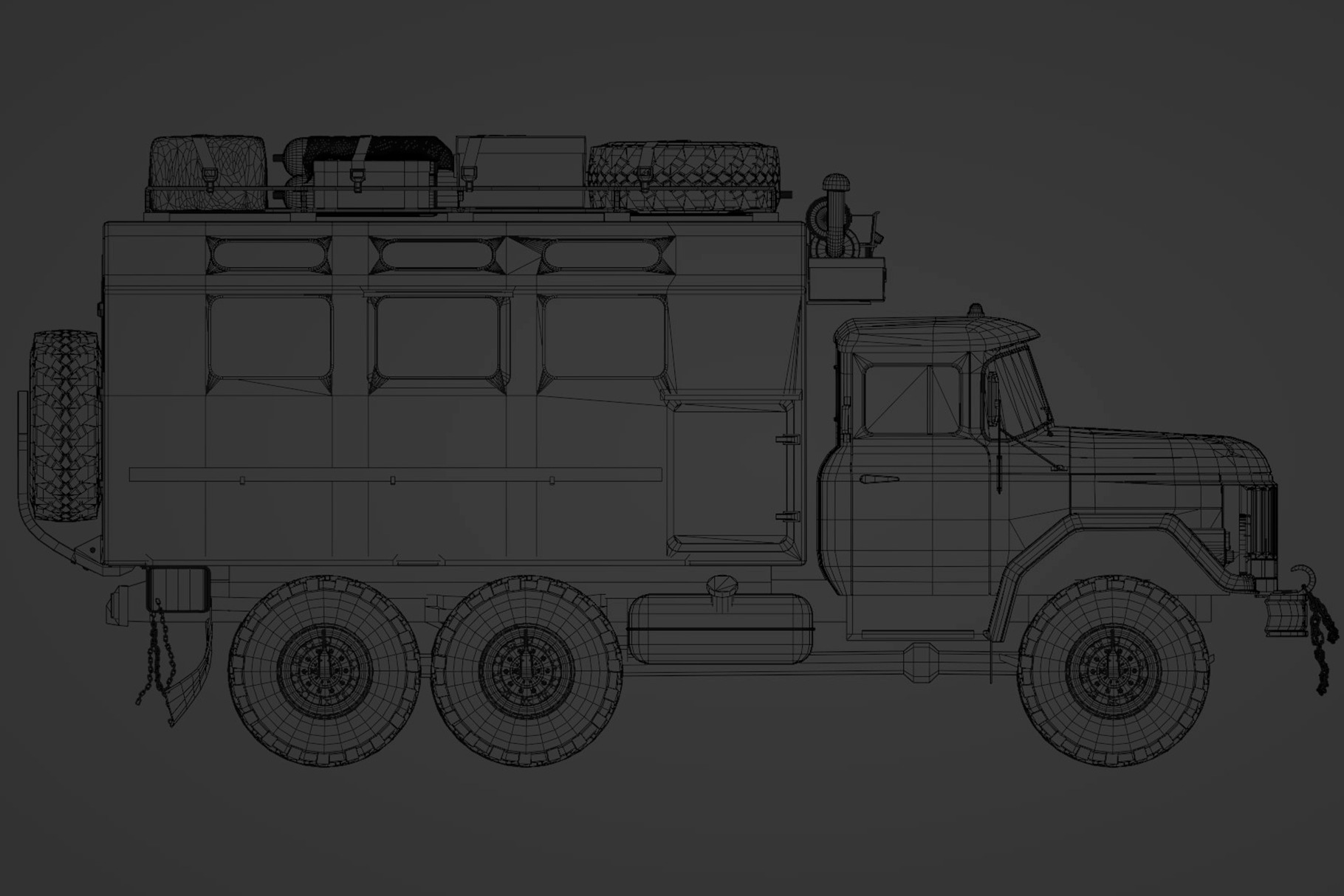 ZiL 131  3D model_18