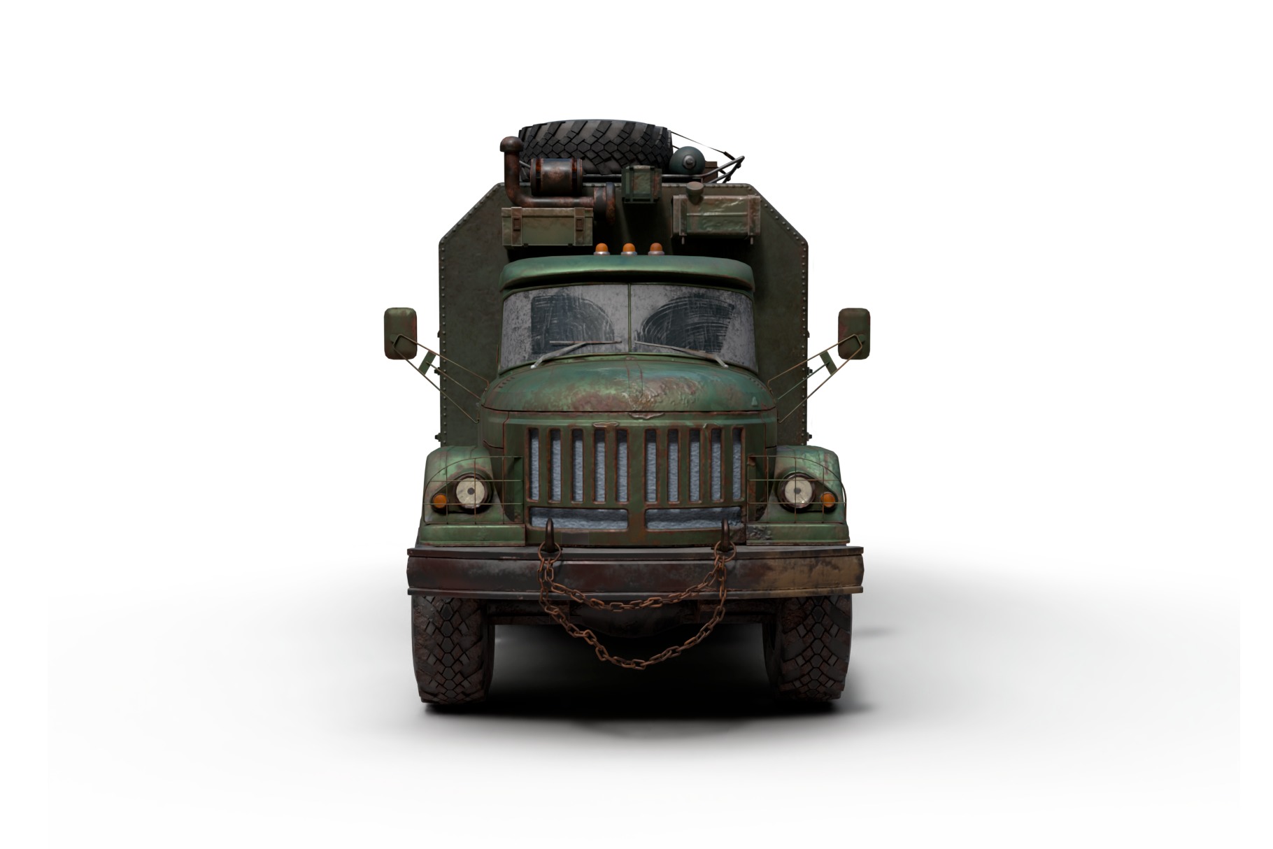 ZiL 131  3D model_4