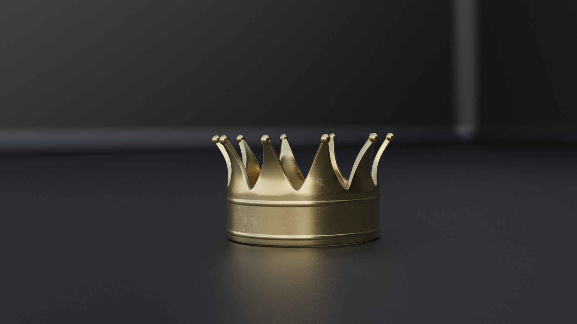 Crown Low-poly 3D model_2