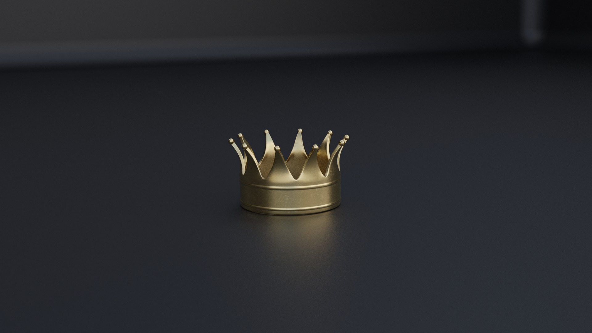 Crown Low-poly 3D model_5