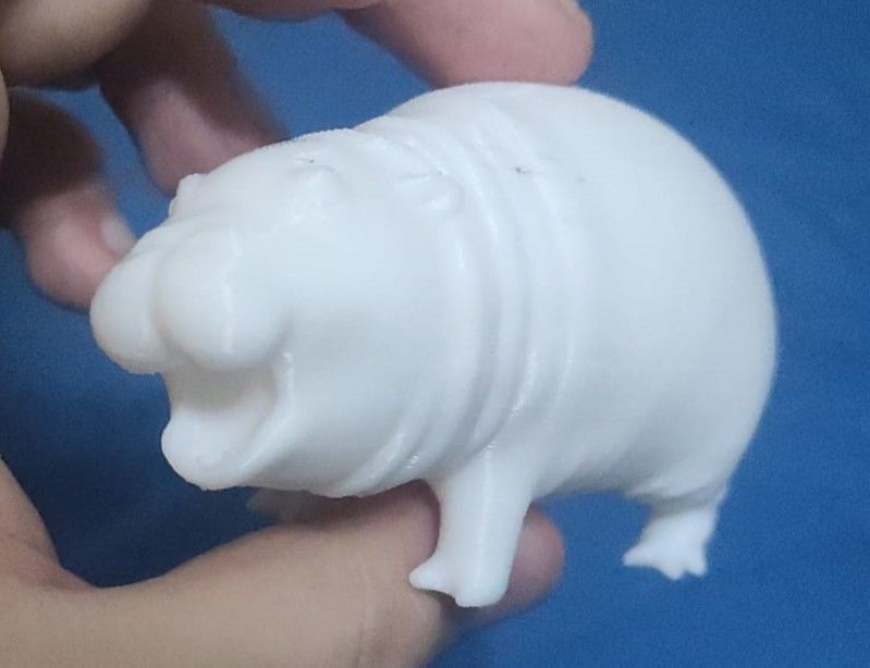 Baby Hippo Free 3D print model_1