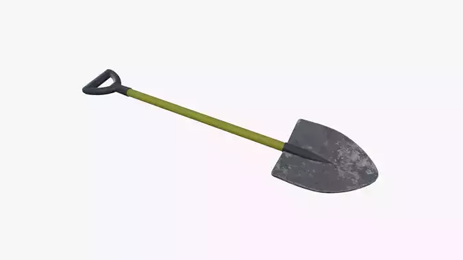 Shovel Low-poly 3D model