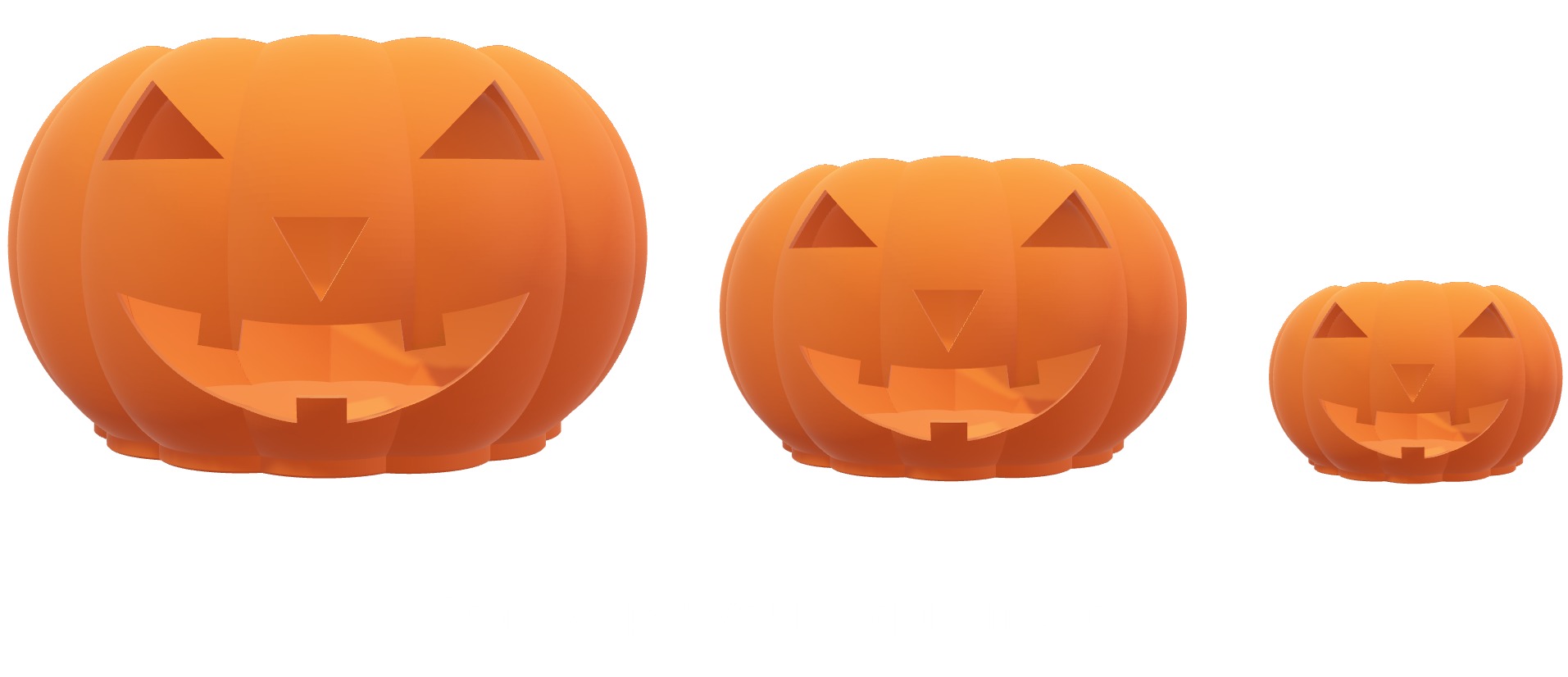 Halloween Pumpkin Planter 3D print model_2