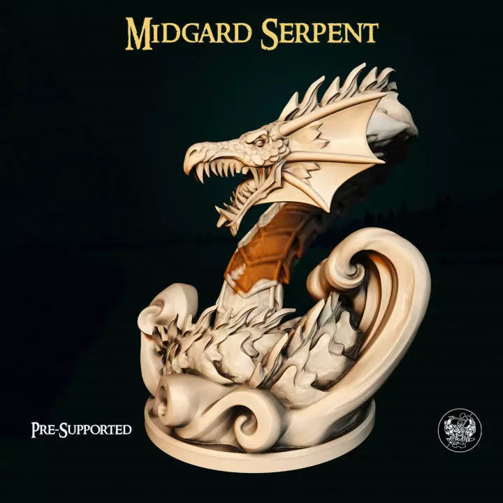 Midgard Serpent 3D print model