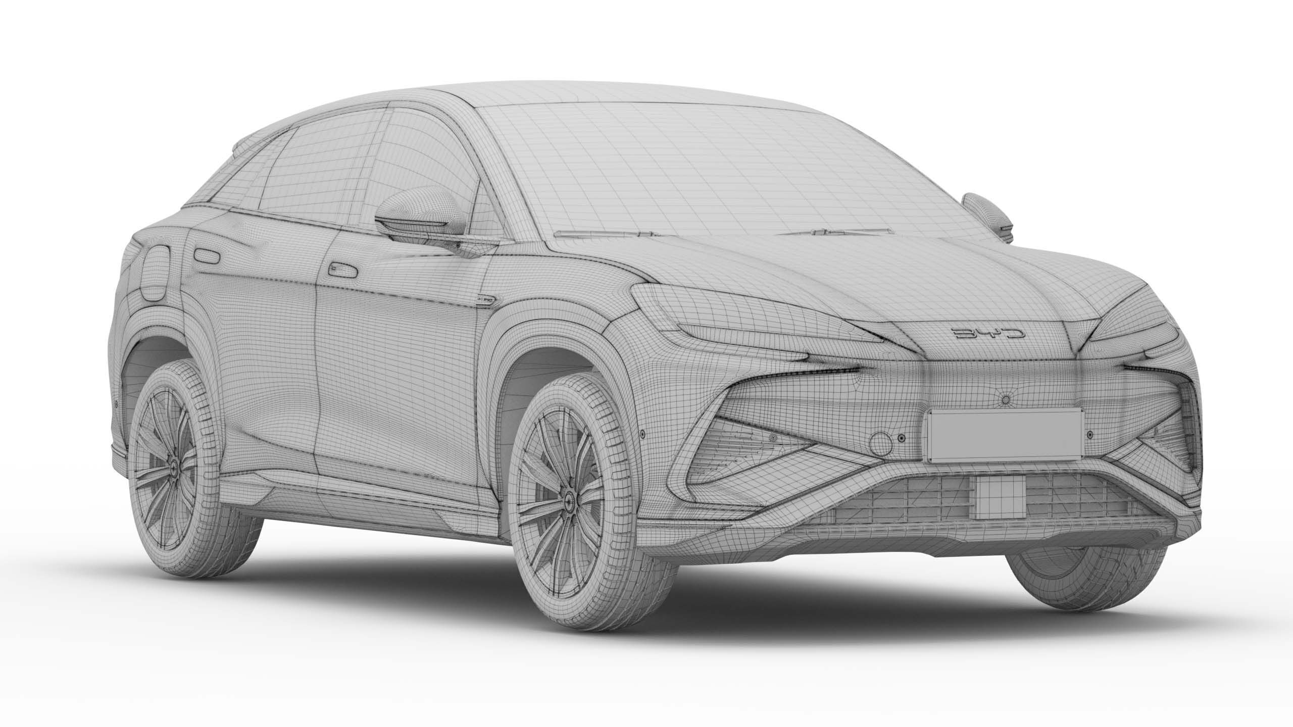 2025 BYD Sealion 7 With Interior 3D model_14
