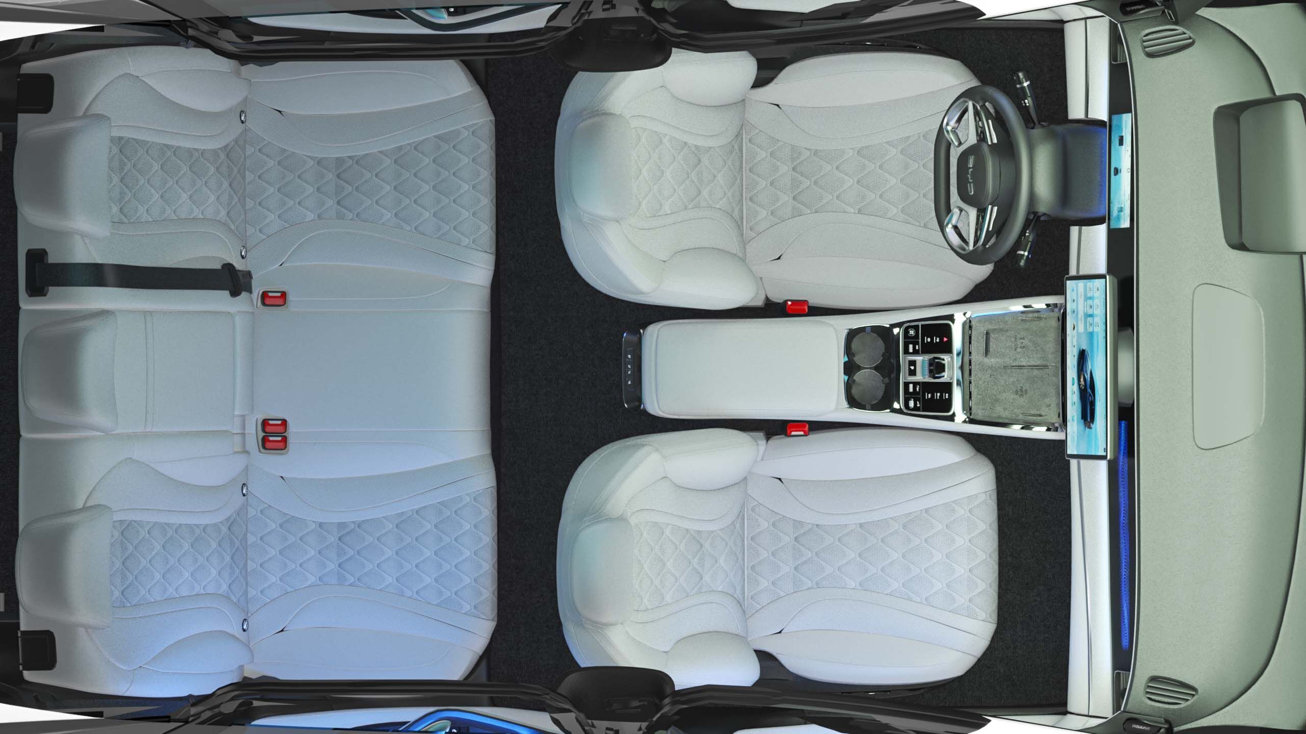 2025 BYD Sealion 7 With Interior 3D model_13