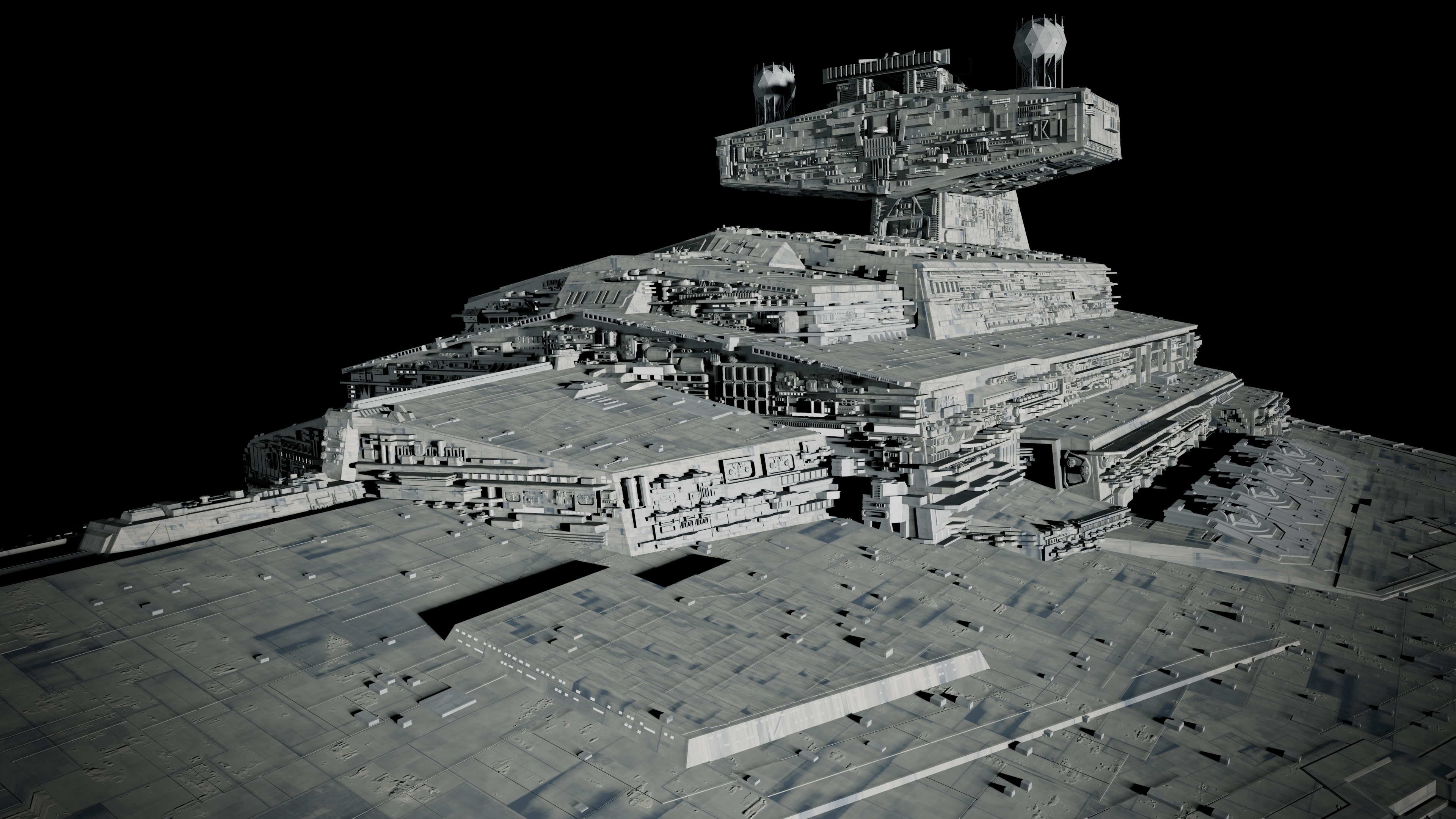 Star Wars Star Destroyer 3D model_2