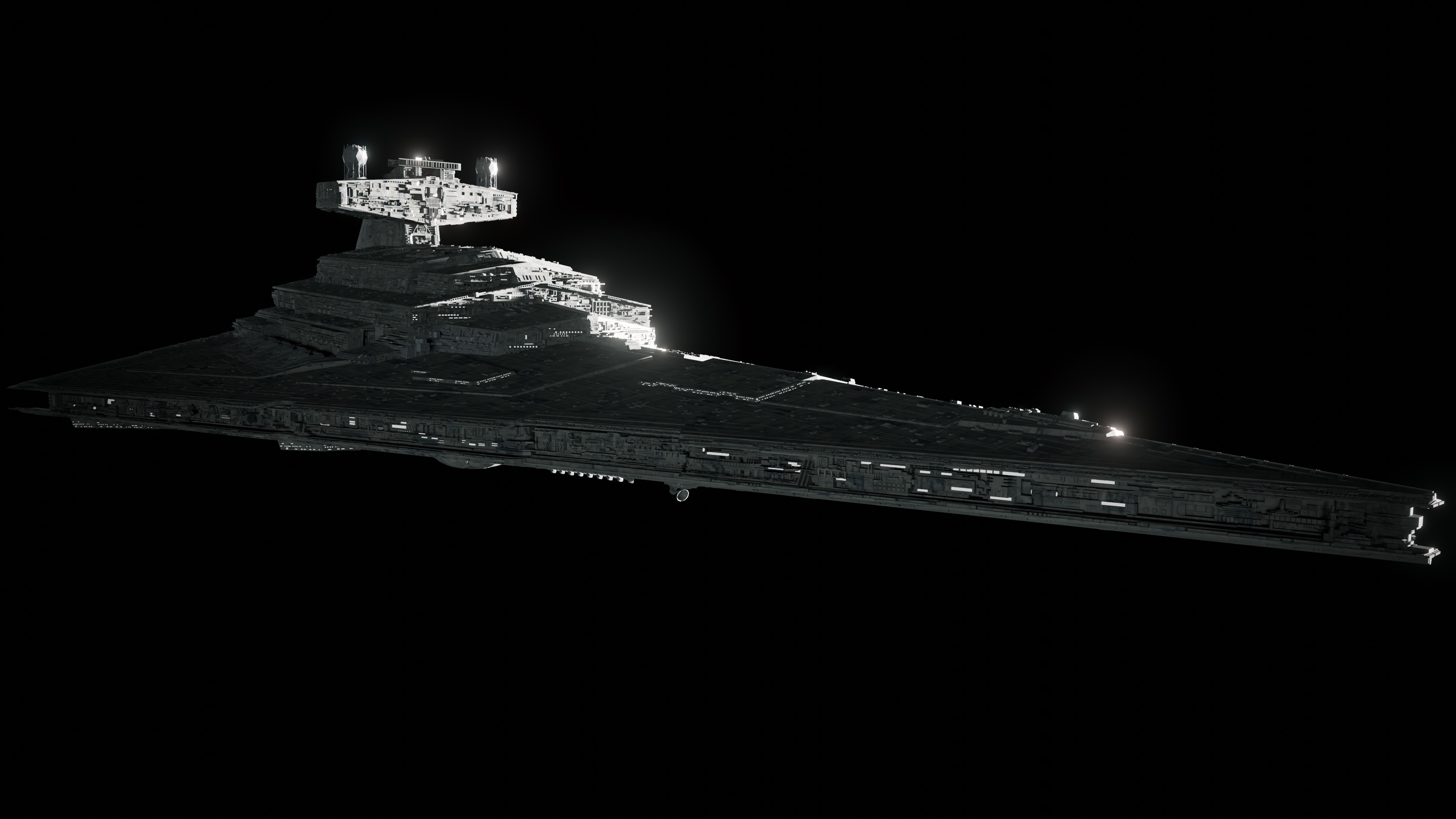 Star Wars Star Destroyer 3D model_9
