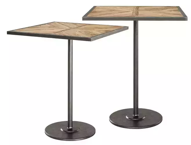 Flossy restaurant square table 