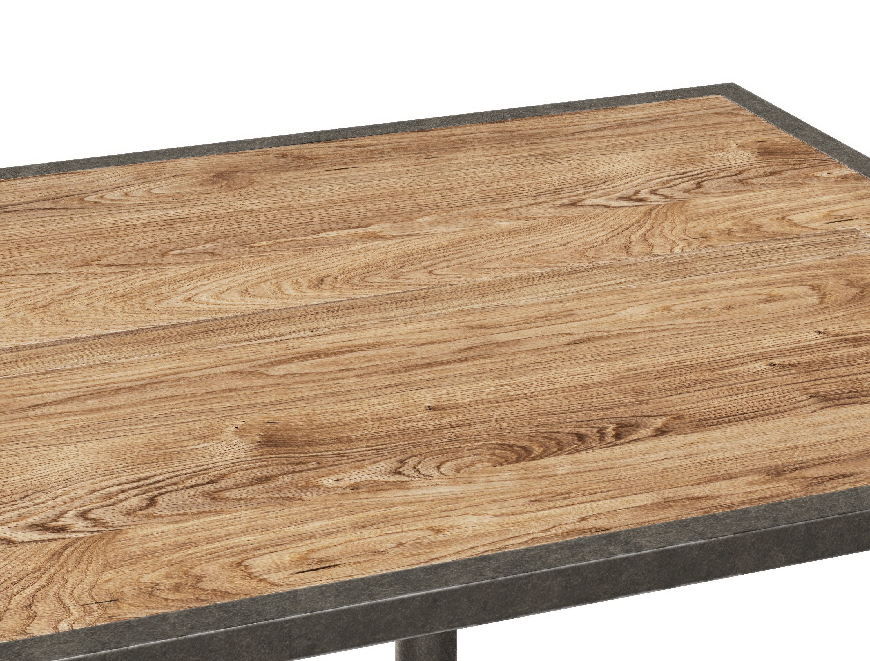 Flossy restaurant rectangle table  3D model_5