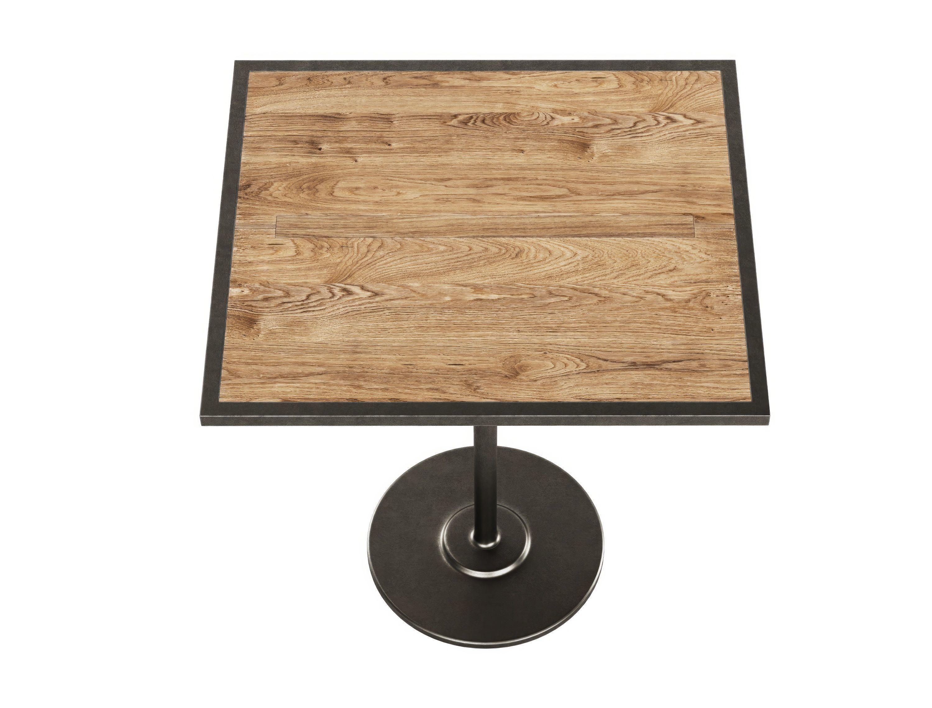 Flossy restaurant rectangle table  3D model_2