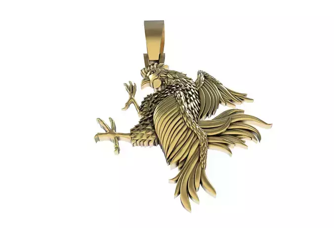 Rooster Pendant