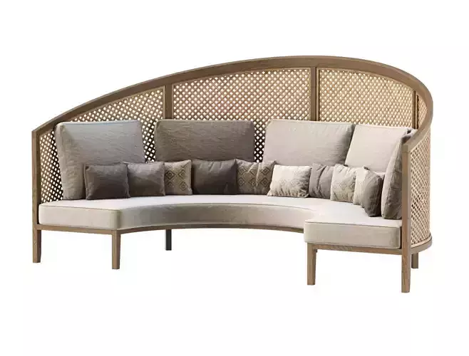 Karen round restaurant sofa RD2H 