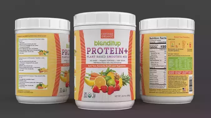 Protein Powder 3D model
