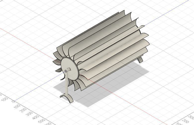 Vijetro turbina 3D print model_2