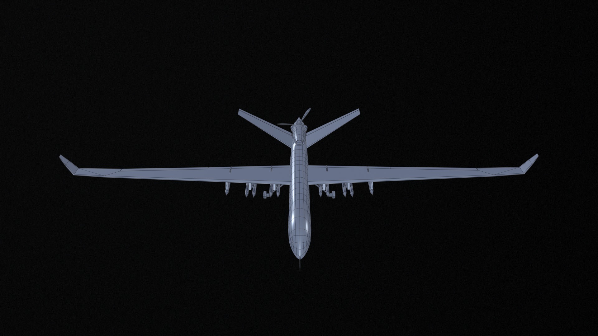 Asset - Army - UAV Wing Loong ll - 3D MODEL Low-poly Low-poly 3D model_32