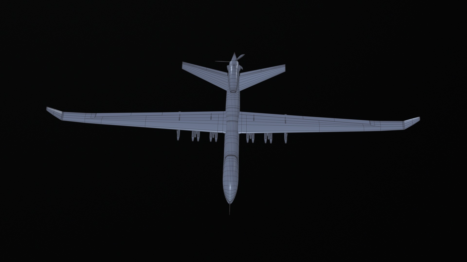 Asset - Army - UAV Wing Loong ll - 3D MODEL Low-poly Low-poly 3D model_15