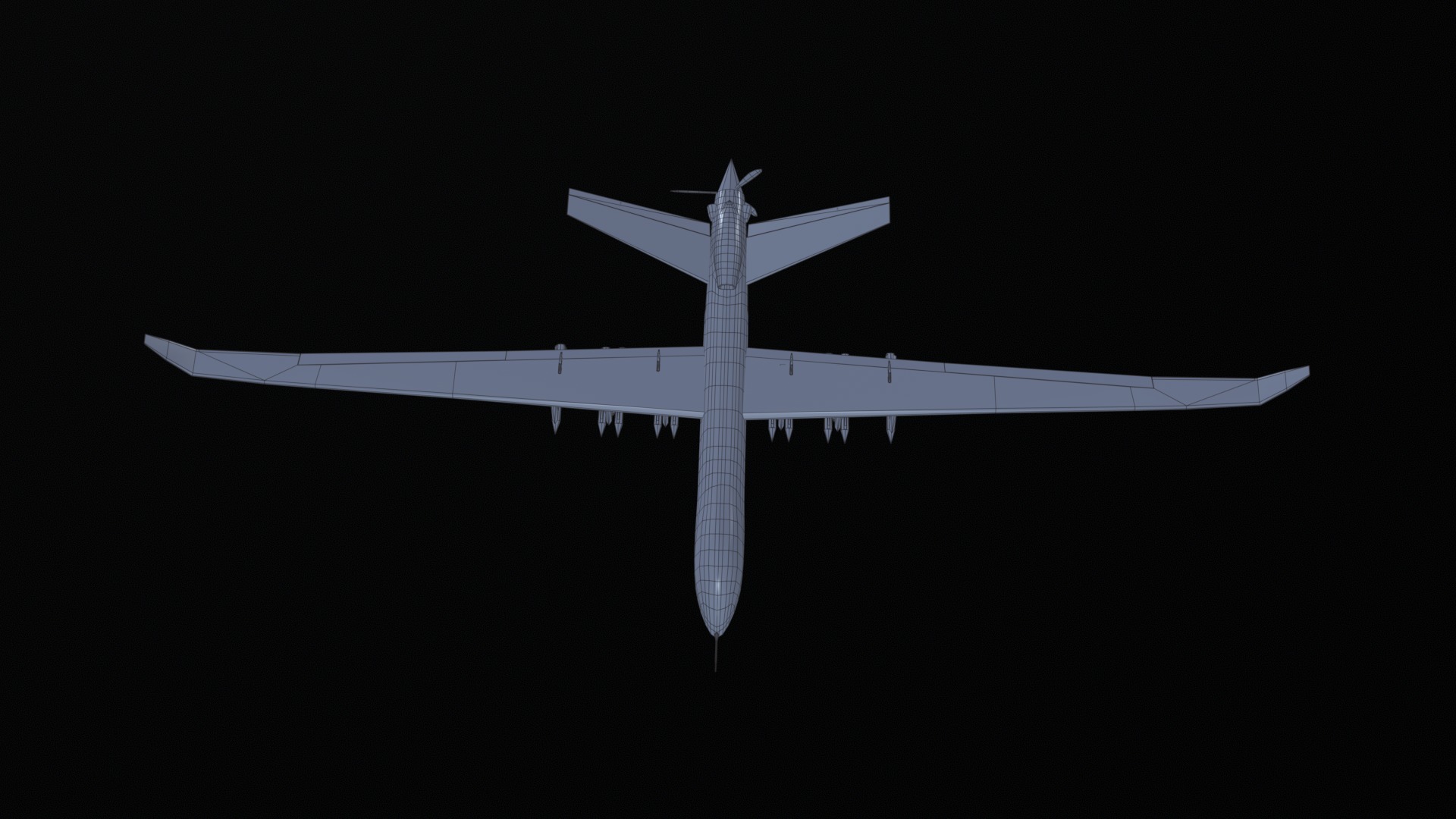 Asset - Army - UAV Wing Loong ll - 3D MODEL Low-poly Low-poly 3D model_25