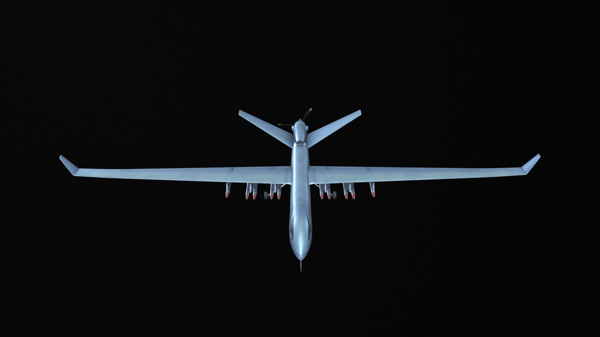 Asset - Army - UAV Wing Loong ll - 3D MODEL Low-poly Low-poly 3D model_7