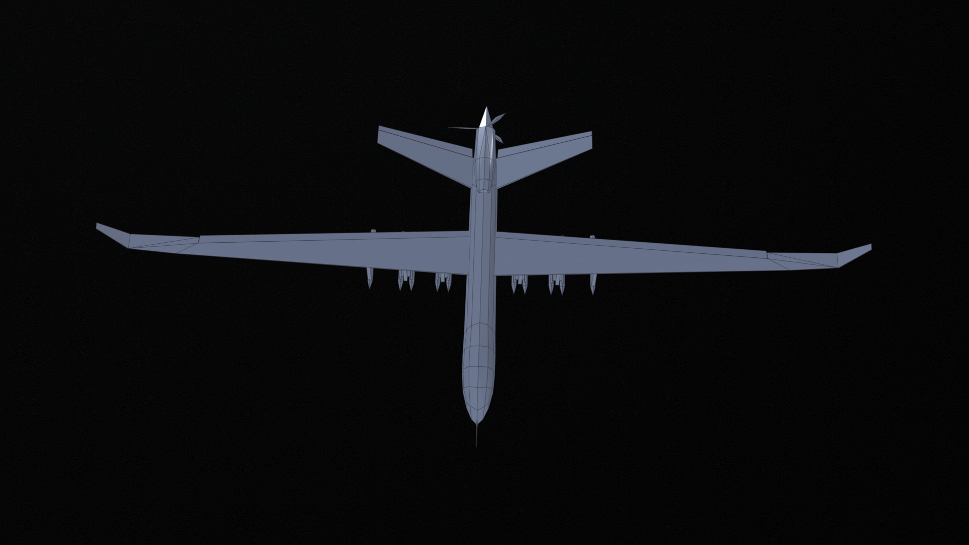 Asset - Army - UAV Wing Loong ll - 3D MODEL Low-poly Low-poly 3D model_55