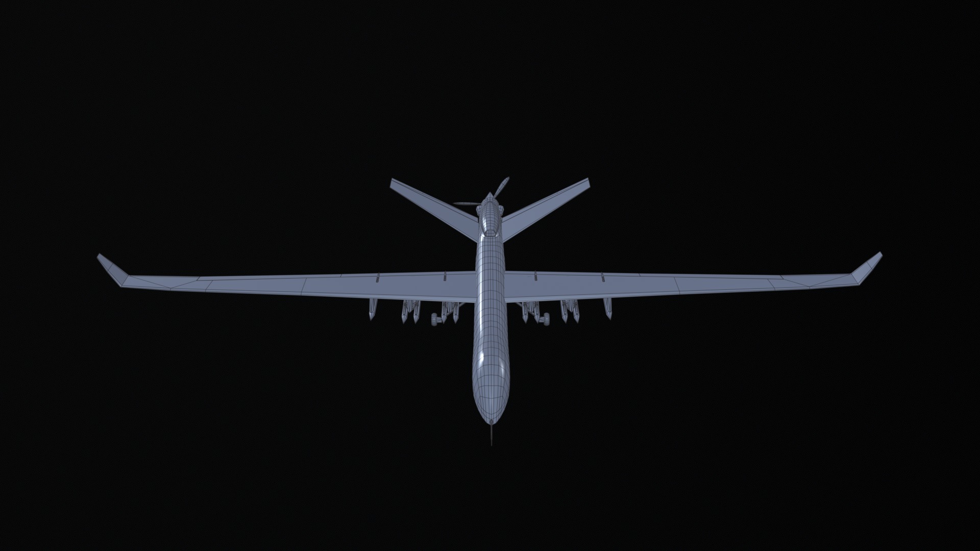 Asset - Army - UAV Wing Loong ll - 3D MODEL Low-poly Low-poly 3D model_22