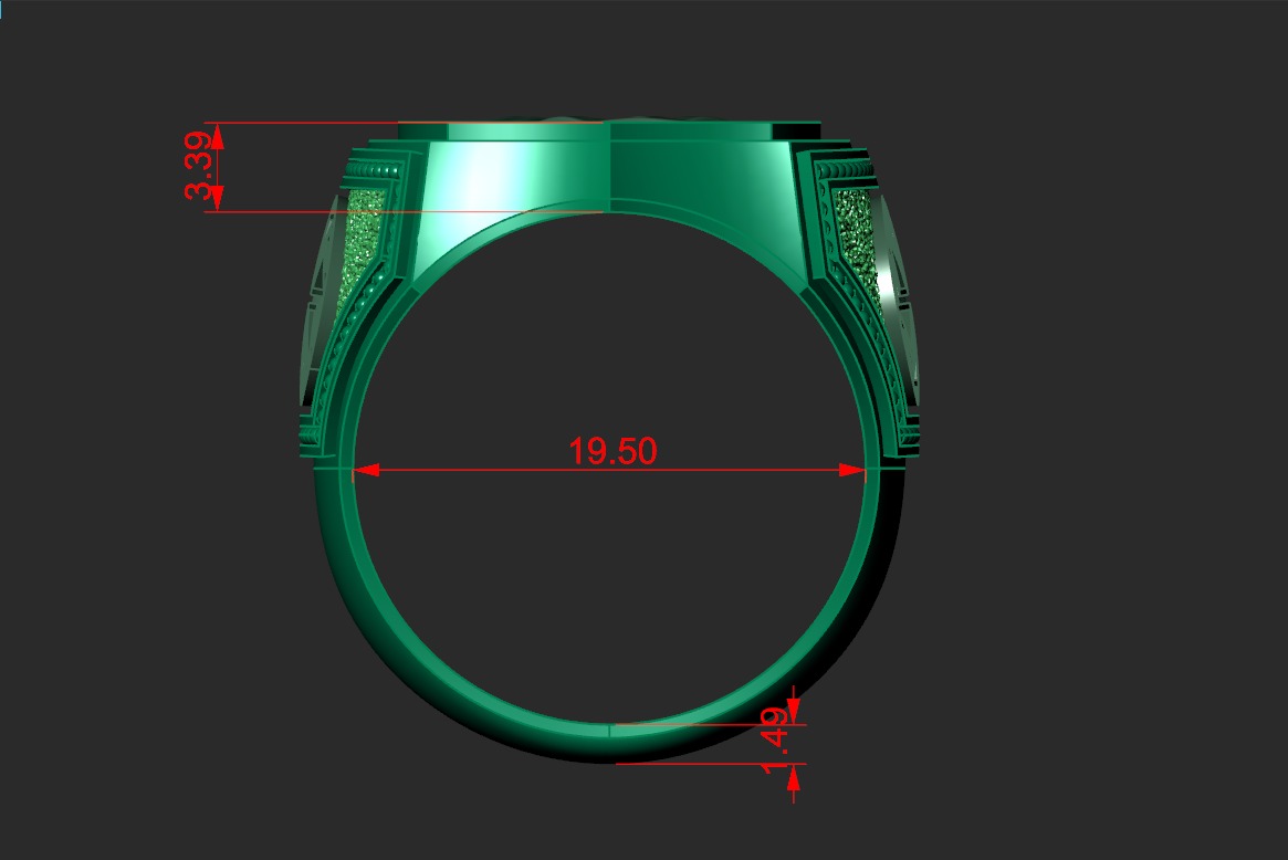 A MAN S RING WITH SLAVIC SYMBOLS Printable Model 3D print model_2