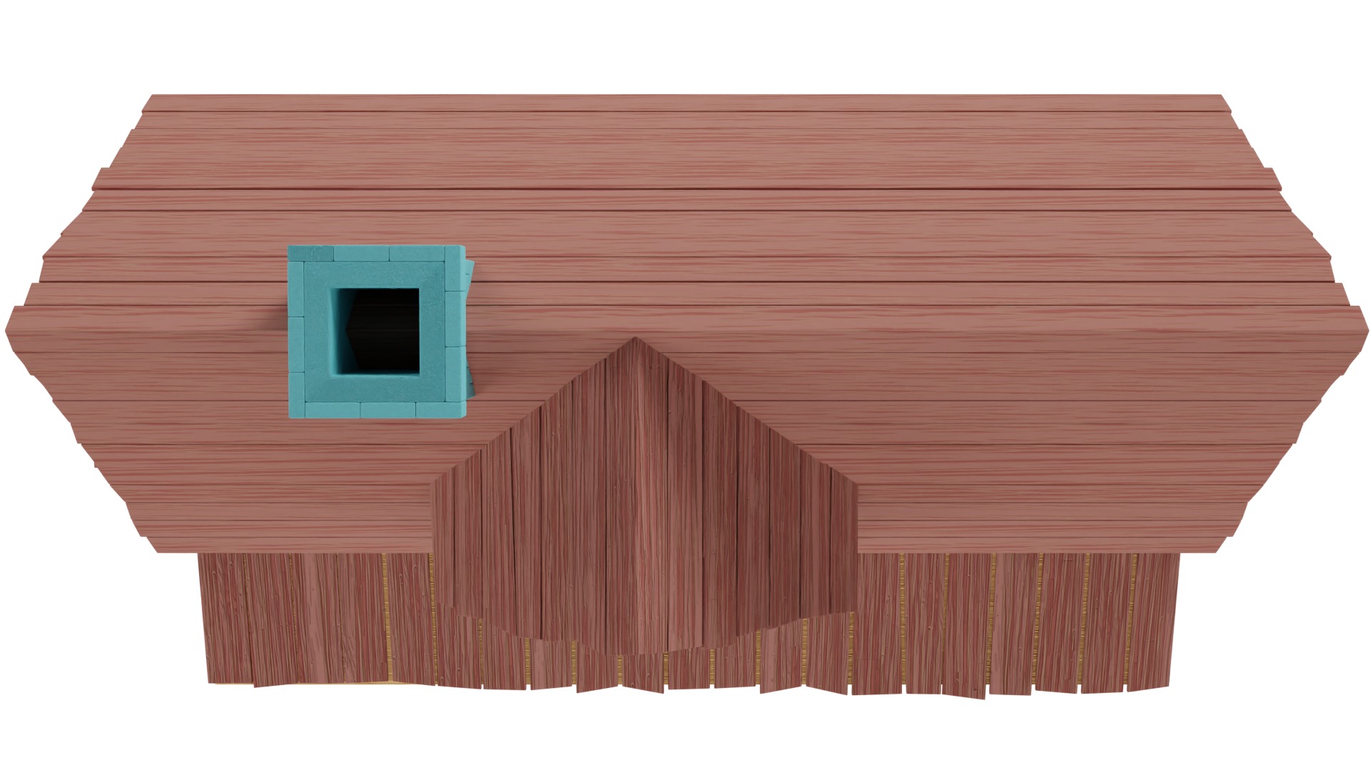 Cartoon House 3D model_8