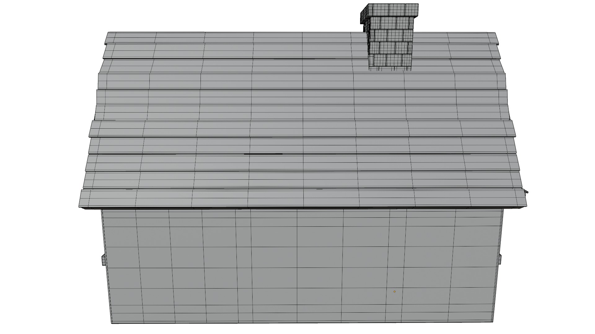 Cartoon House 3D model_14