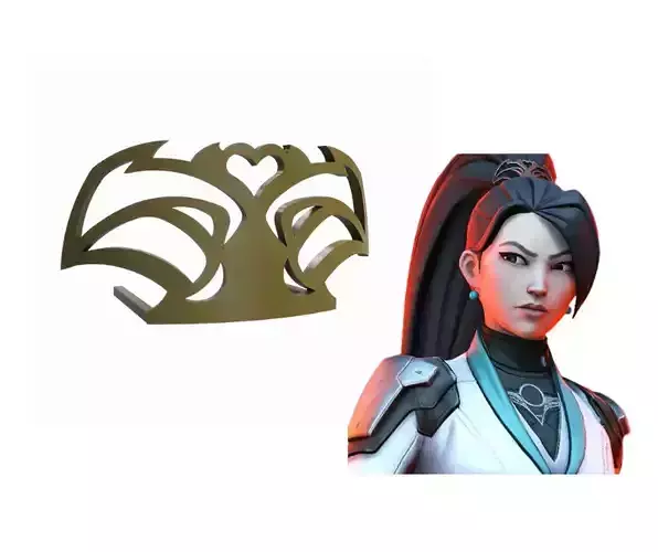 Valorant Sage Hairclip 3D model