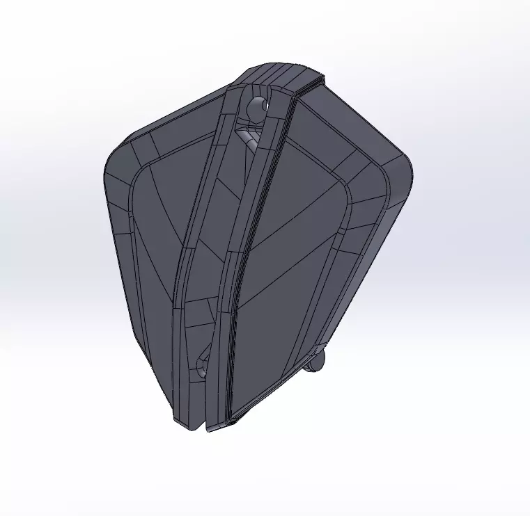 KTM Superduke 1290 Headlight STEP 3D model