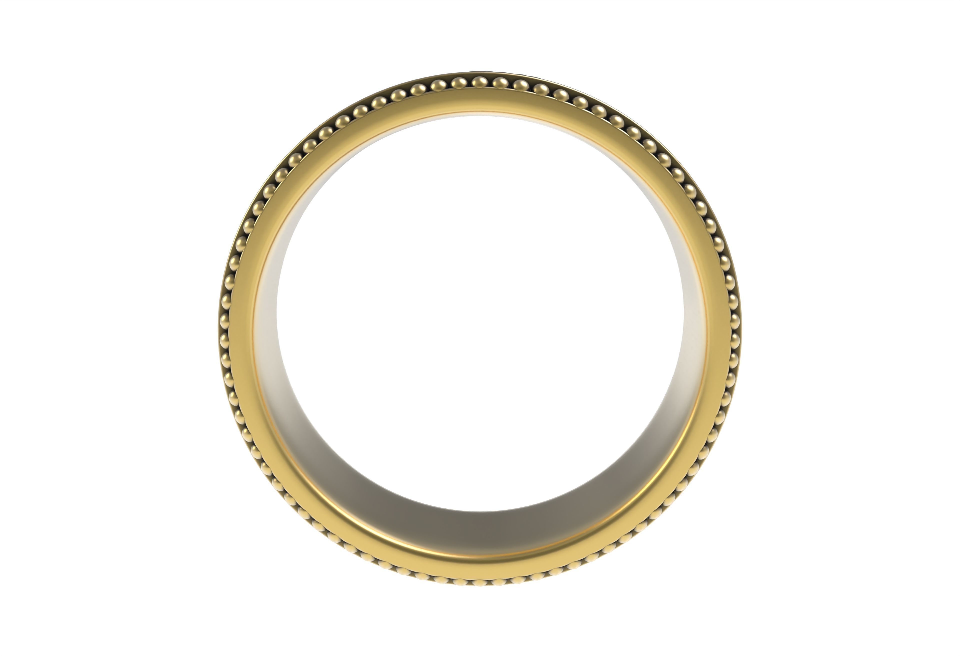 Vintage Filigree Eternity Band 3D print model_5