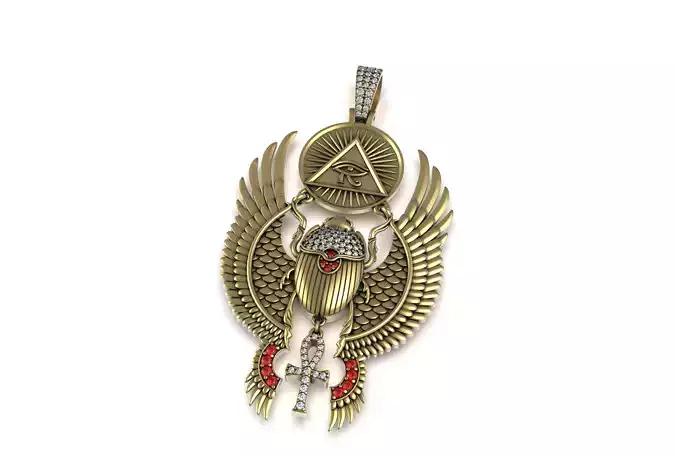 Ancient Egypt  Scarab Pendant