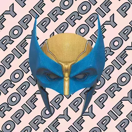 Wolverine Mask Helmet 3D Model