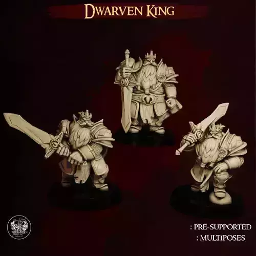 3D print model Dwarven King