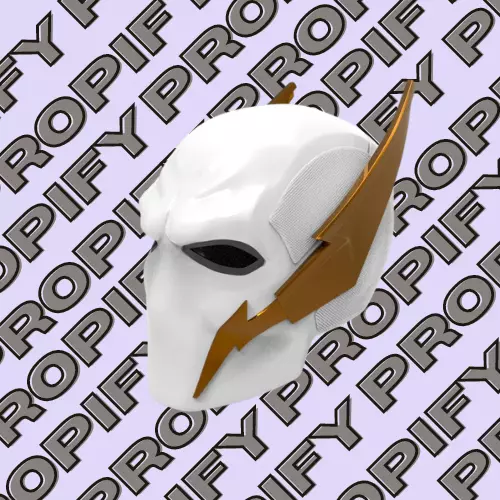 Godspeed Flash Helmet Replica 3D Model 3D print model_0