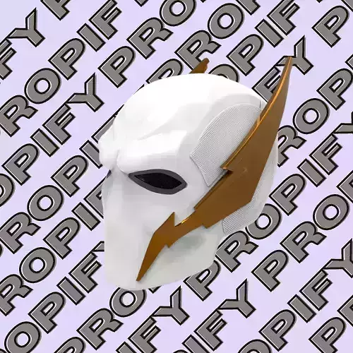 Godspeed Flash Helmet Replica 3D Model