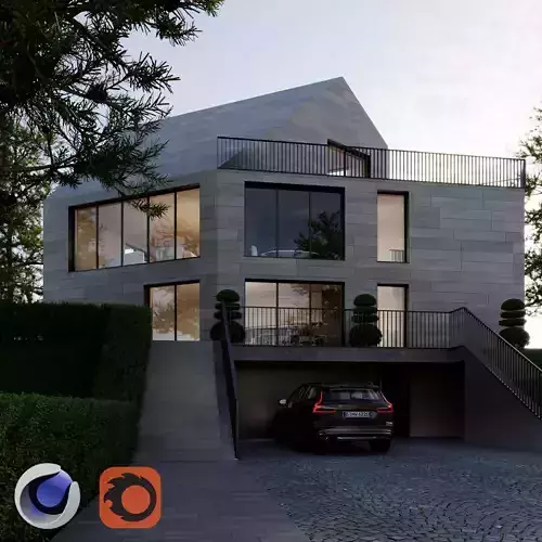 Modern villa - NIGHT VIEW