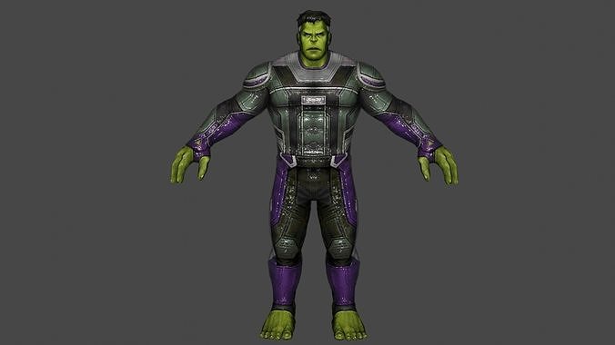Incredible Hulk Low-poly 3D model
