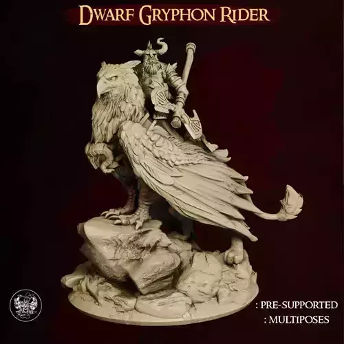 Dwarf Gryphon Rider