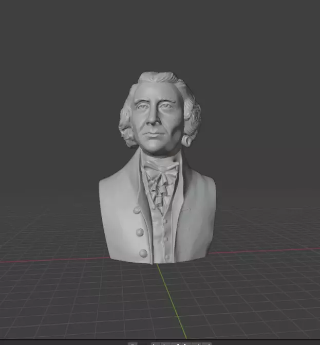 Edmund Burke 3D print model_0