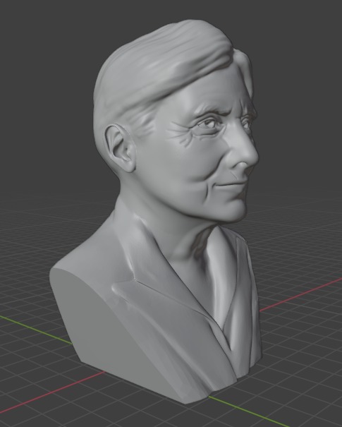 Judith Butler 3D print model_16