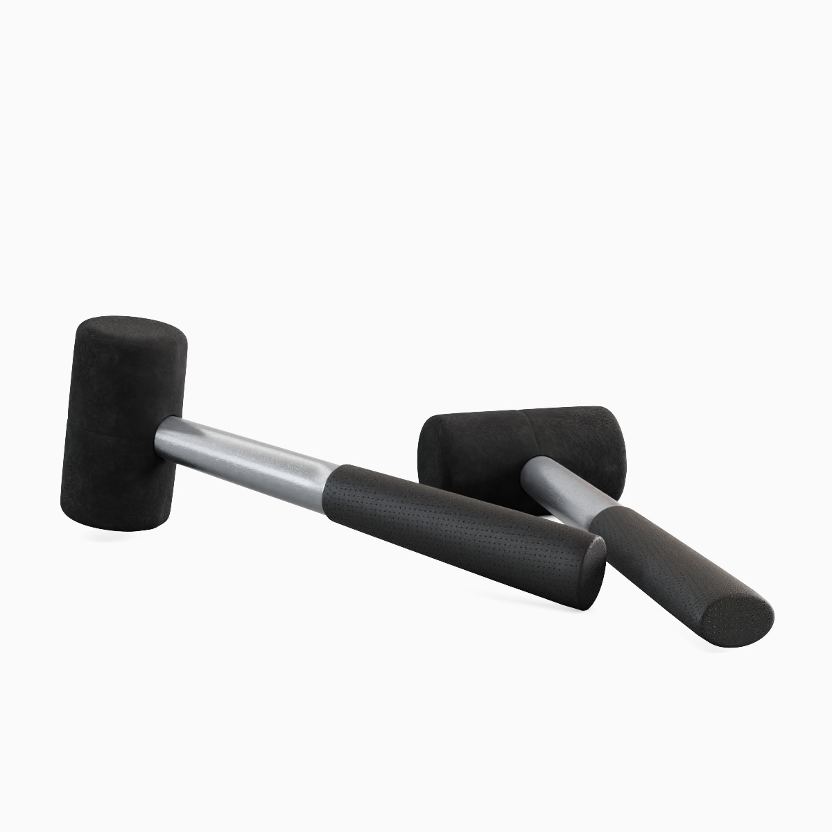Rubber Mallet B 01 3D model_1