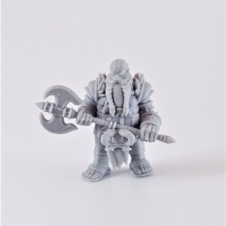 Berserker Dwarves - Set of 5 3D print model_2