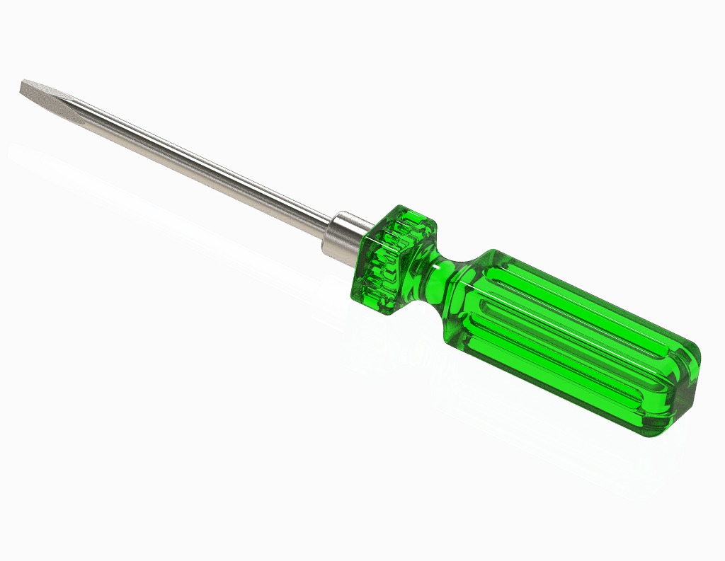 Flat Screwdriver Toy 3D print model_2