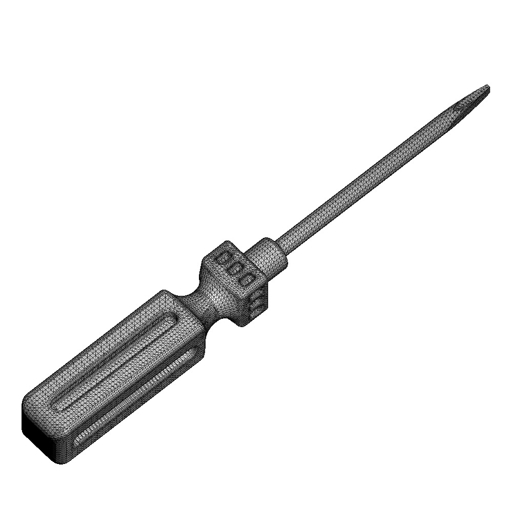 Flat Screwdriver Toy 3D print model_4