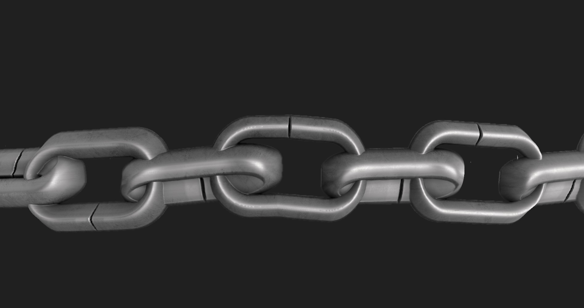 Seamless aluminum chain PBR material textures Texture_1